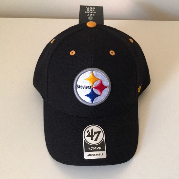47 Other - Pittsburgh Steelers new black hat